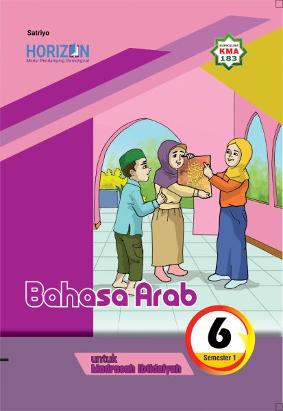 Modul Pendamping Semidigital Bahasa Arab MI Kelas 6 Semester Ganjil