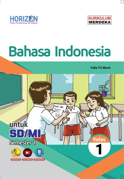 Modul Pendamping Semidigital Bahasa Indonesia SD Kelas 1 Semester Ganjil IKM