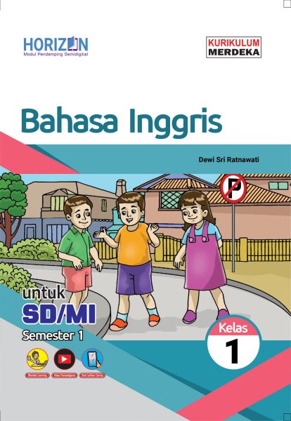 Modul Pendamping Semidigital Bahasa Inggris SD Kelas 1 Semester Ganjil IKM