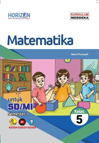 Modul Pendamping Semidigital Matematika SD Kelas 5 Semester Ganjil IKM