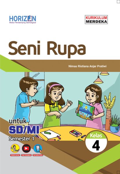 Modul Pendamping Semidigital Seni Rupa SD Kelas 4 Semester Ganjil IKM